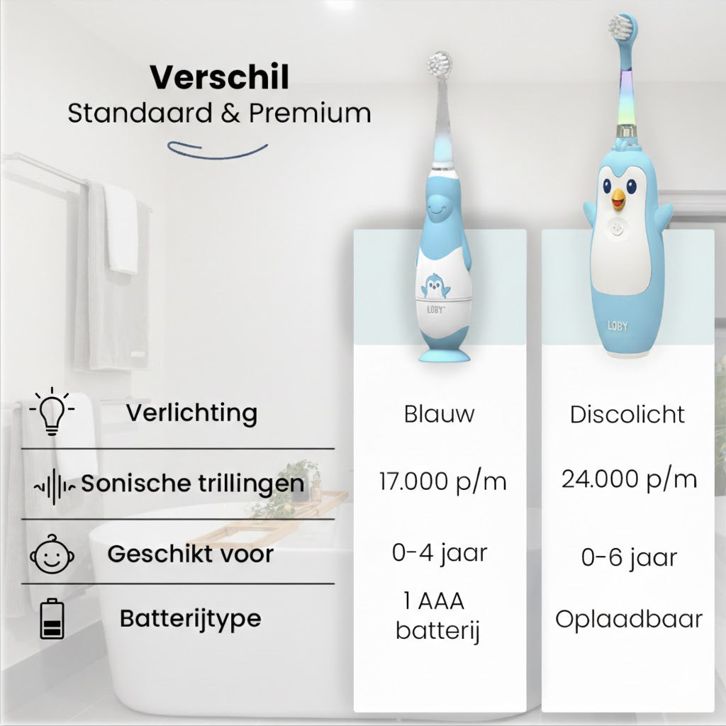 Premium Tandenborstel Pinguin